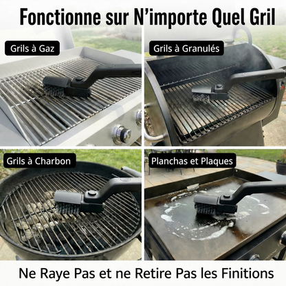GrillFacile Pro - Brosse électrique pour barbecue